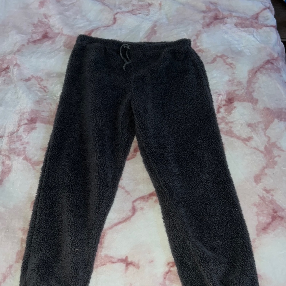 Fuzzy lounge pants